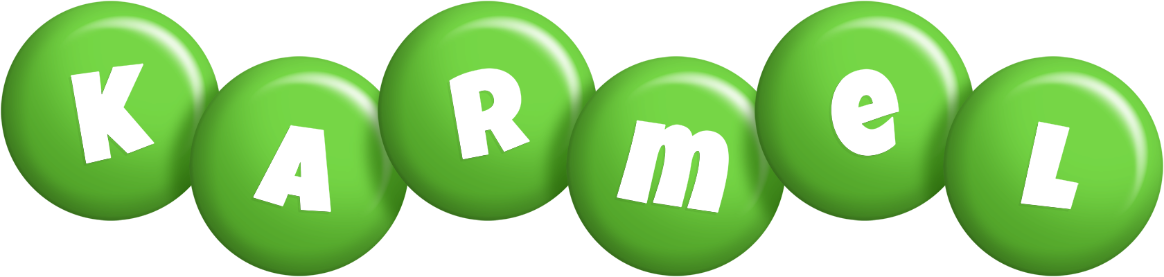 Karmel candy-green logo
