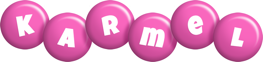 Karmel candy-pink logo