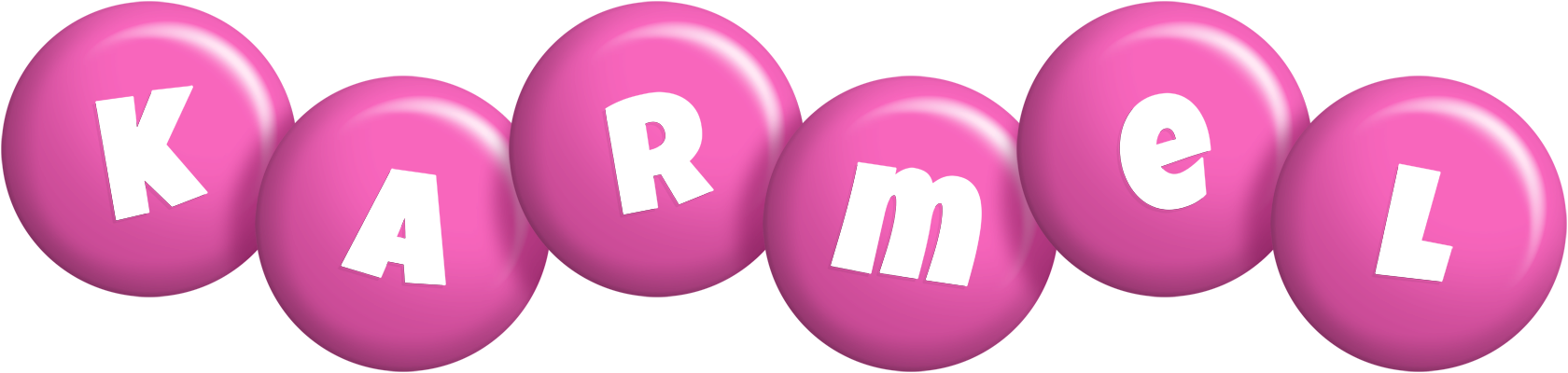 Karmel candy-pink logo