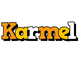 Karmel cartoon logo