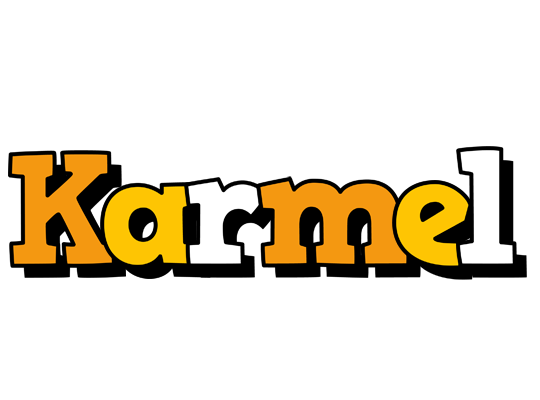 Karmel cartoon logo