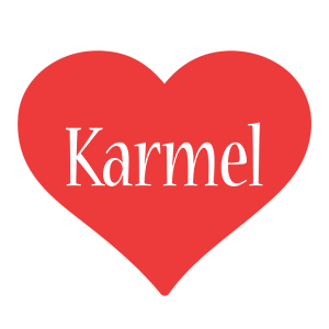 Karmel love logo