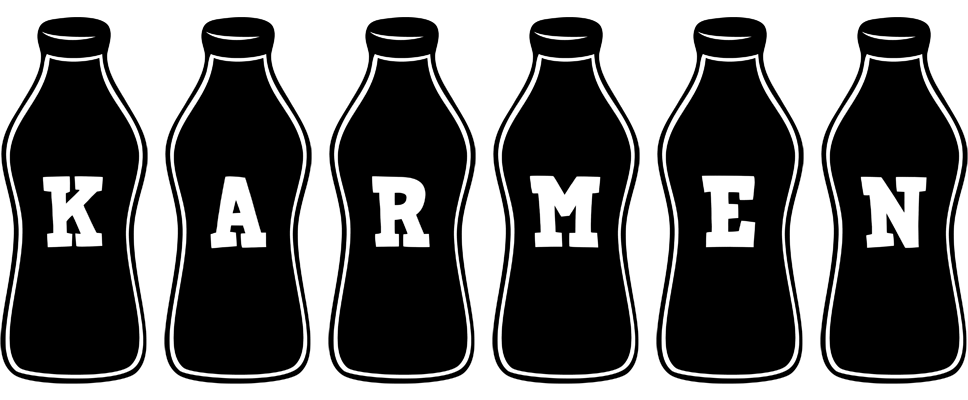 Karmen bottle logo