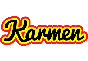 Karmen flaming logo