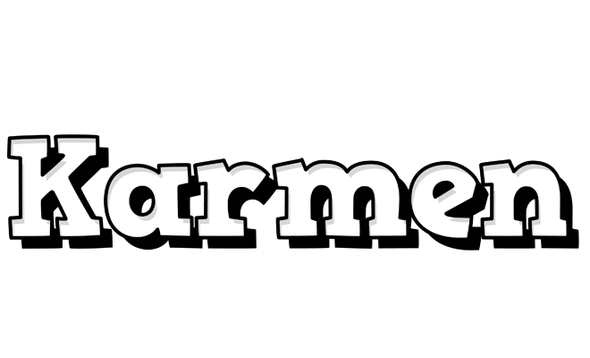 Karmen snowing logo