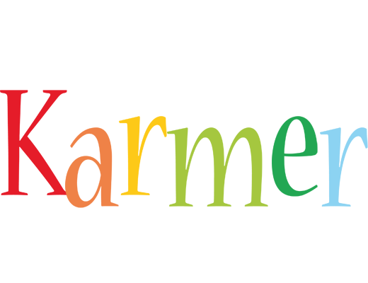 Karmer birthday logo