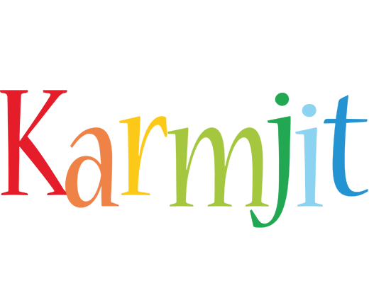 Karmjit birthday logo