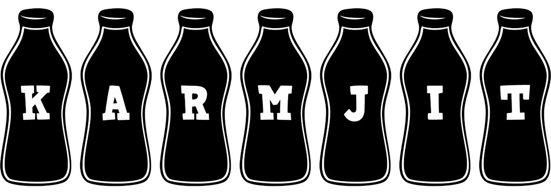 Karmjit bottle logo