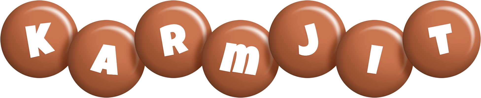 Karmjit candy-brown logo