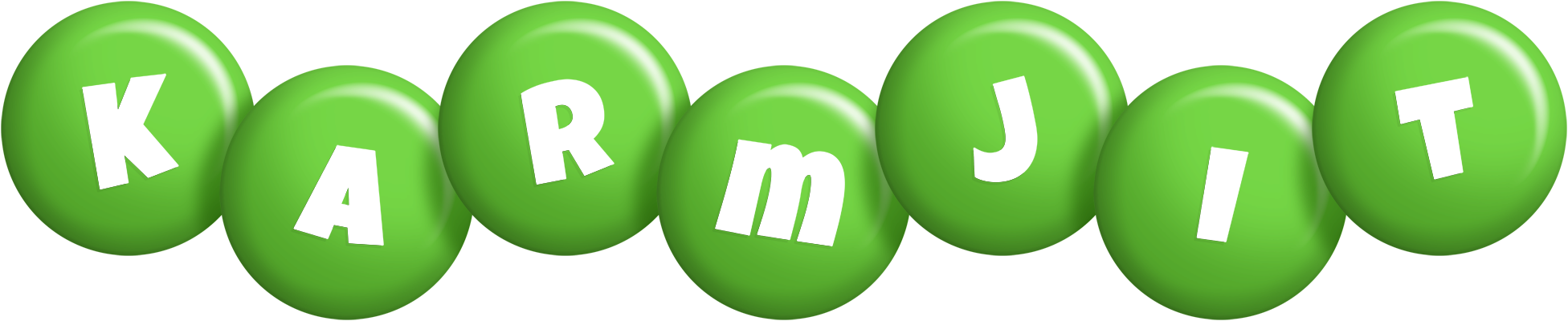 Karmjit candy-green logo