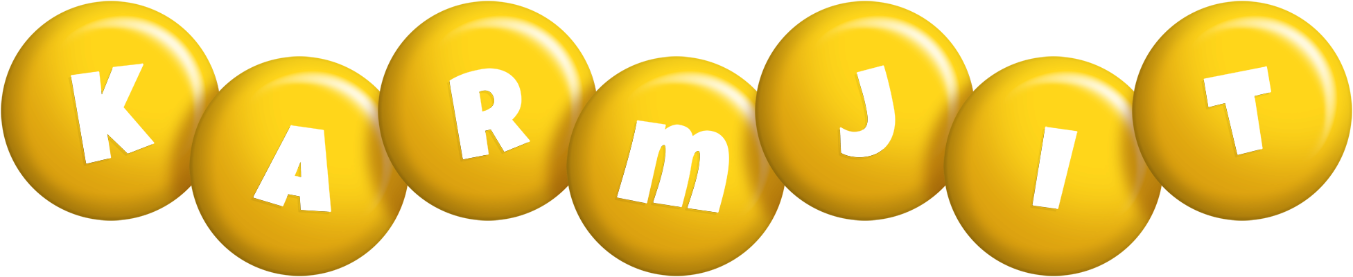 Karmjit candy-yellow logo