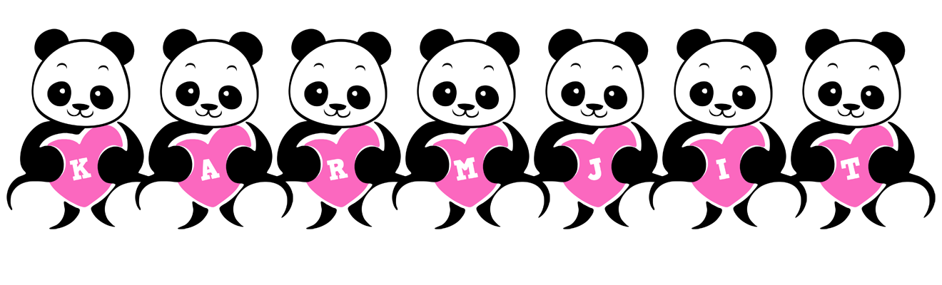 Karmjit love-panda logo