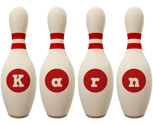 Karn bowling-pin logo