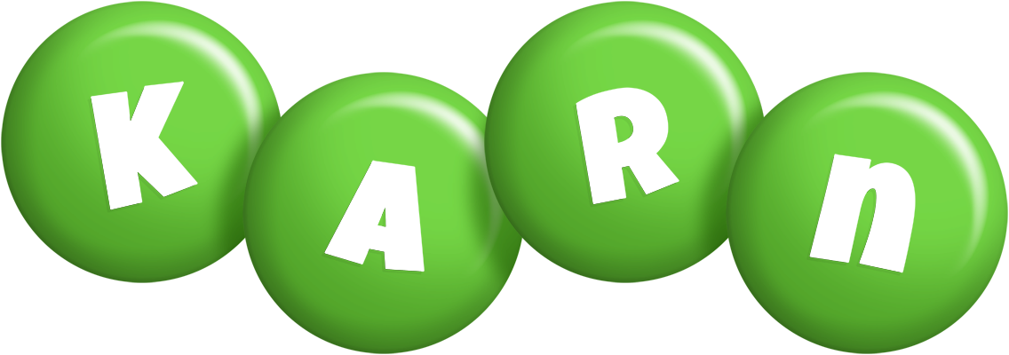 Karn candy-green logo