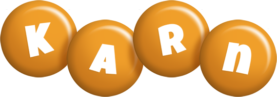 Karn candy-orange logo