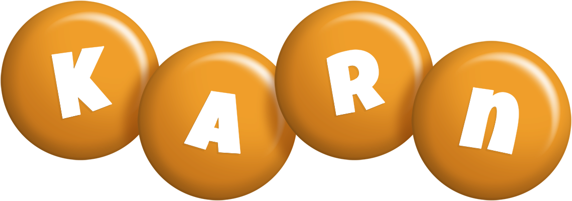 Karn candy-orange logo