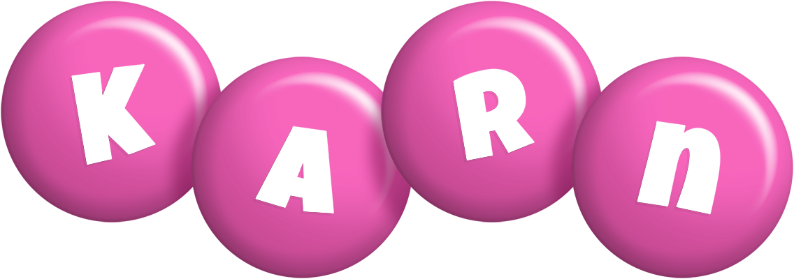 Karn candy-pink logo