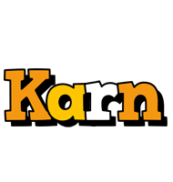 Karn cartoon logo