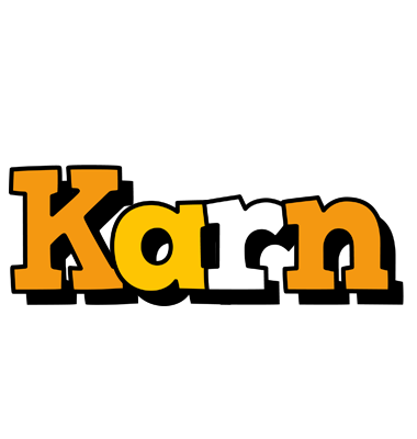 Karn cartoon logo