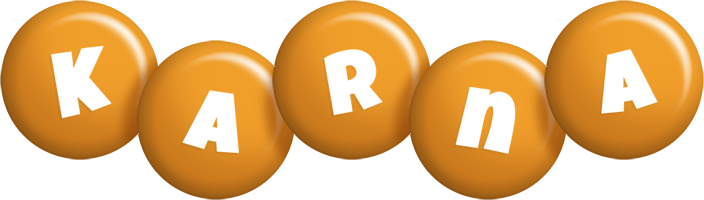 Karna candy-orange logo