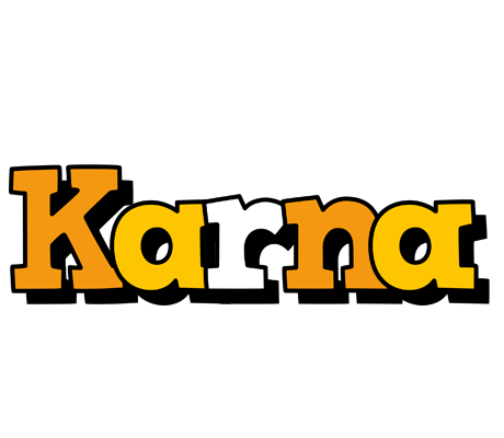 Karna cartoon logo
