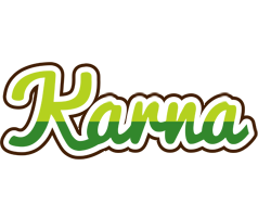 Karna golfing logo