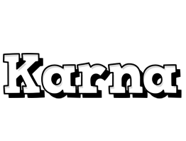 Karna snowing logo