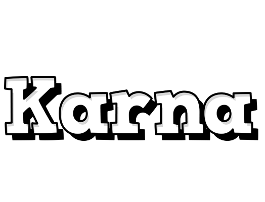 Karna snowing logo