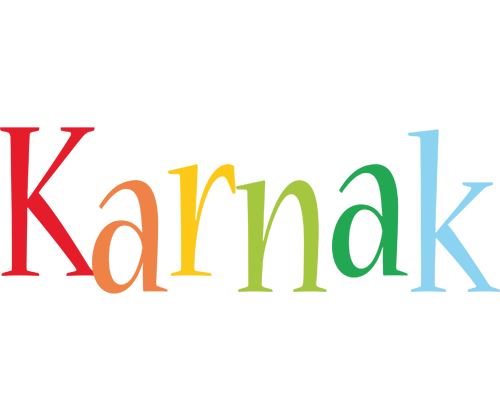 Karnak birthday logo