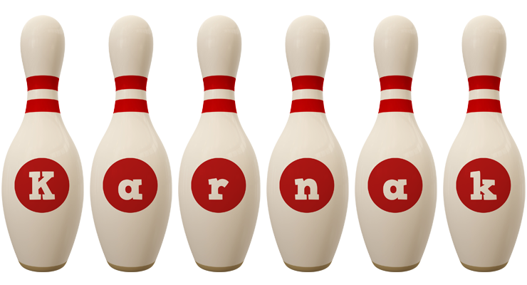 Karnak bowling-pin logo