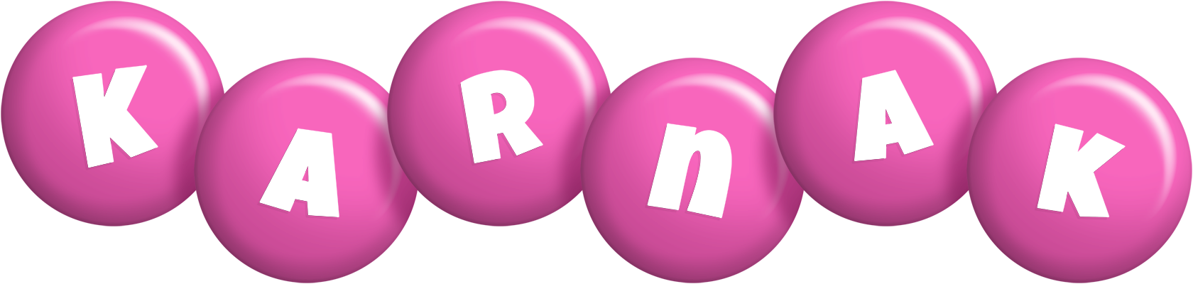 Karnak candy-pink logo