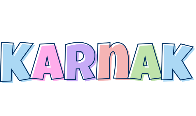 Karnak pastel logo