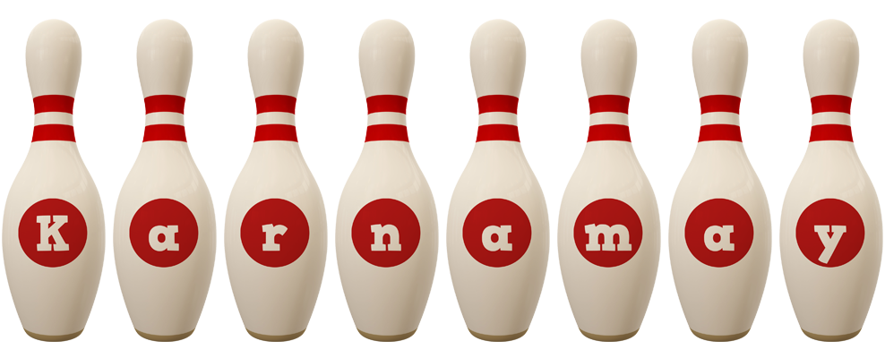 Karnamay bowling-pin logo