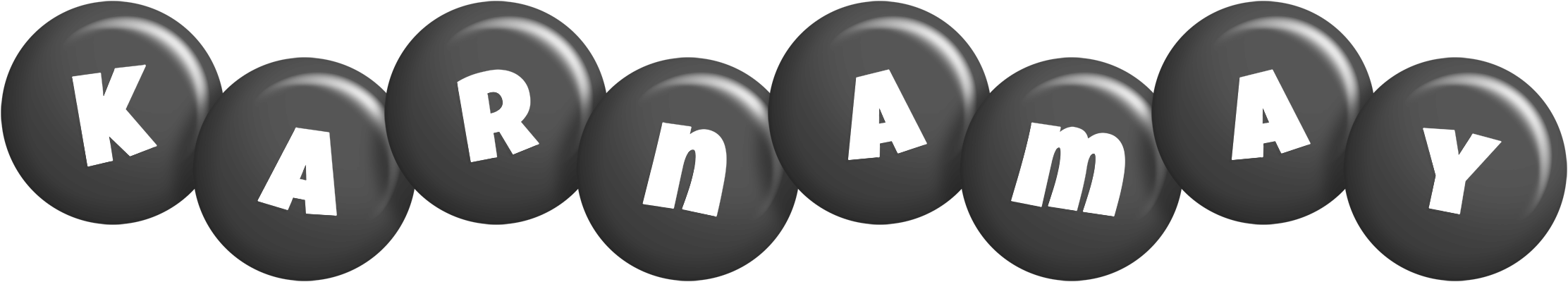 Karnamay candy-black logo