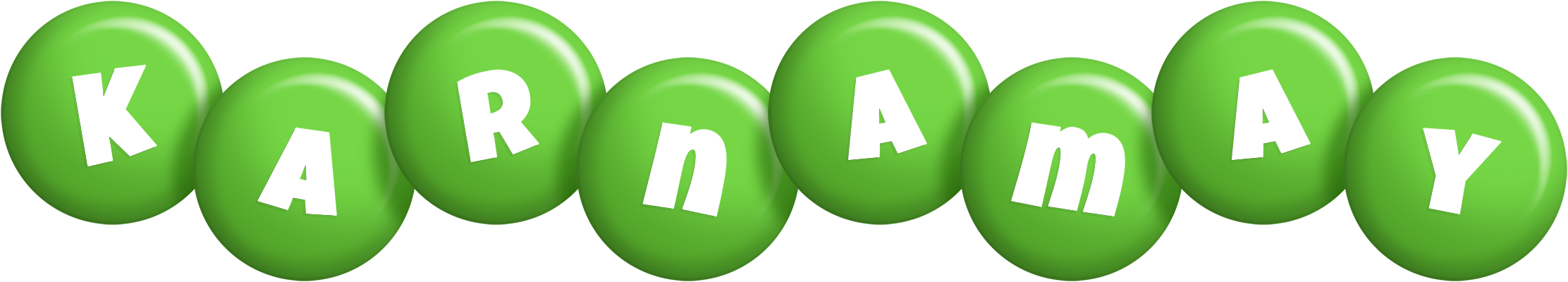Karnamay candy-green logo