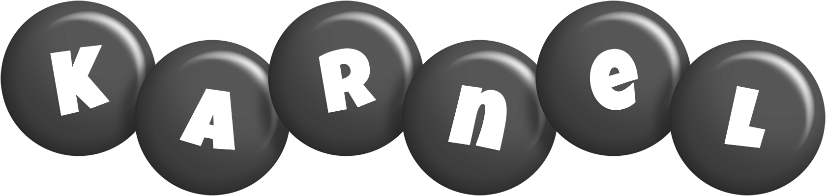 Karnel candy-black logo