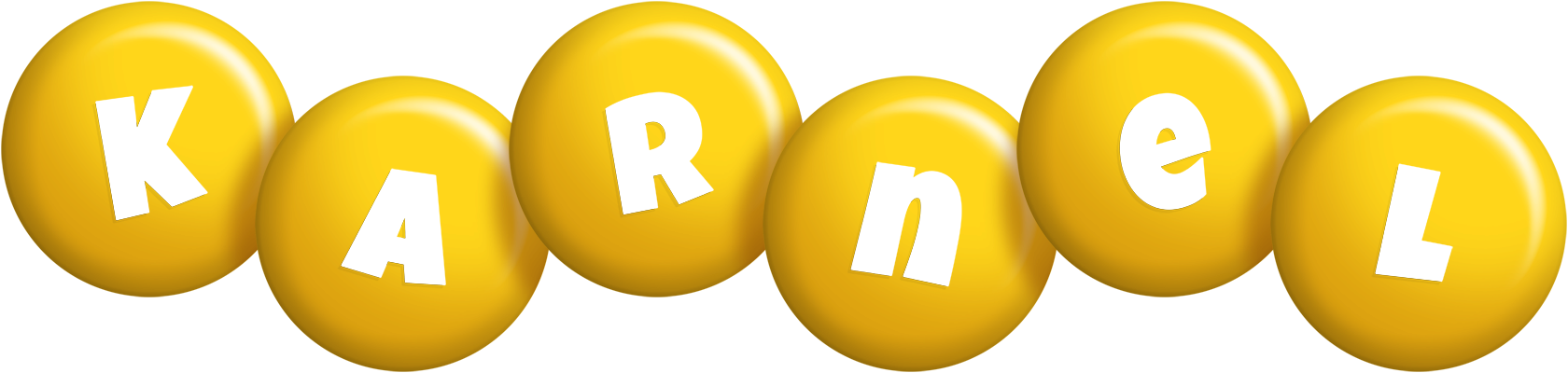 Karnel candy-yellow logo