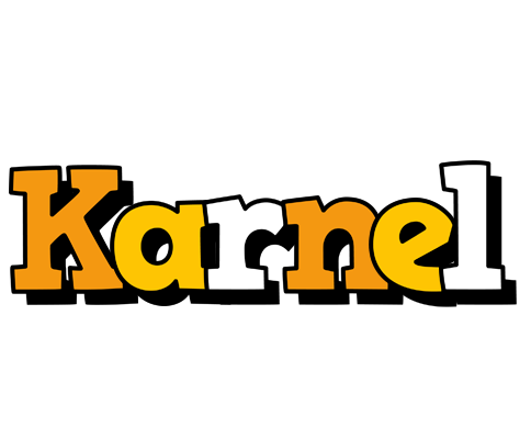 Karnel cartoon logo