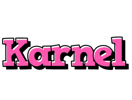 Karnel girlish logo