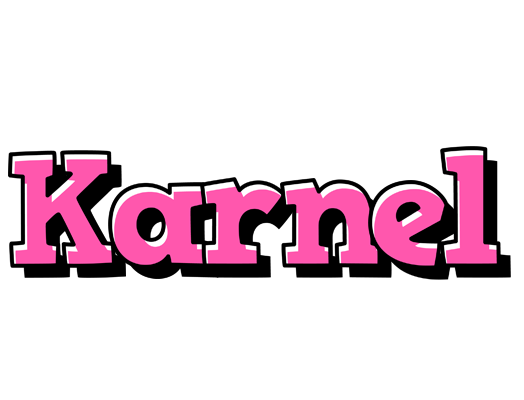 Karnel girlish logo