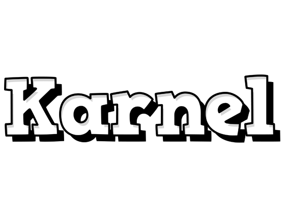 Karnel snowing logo