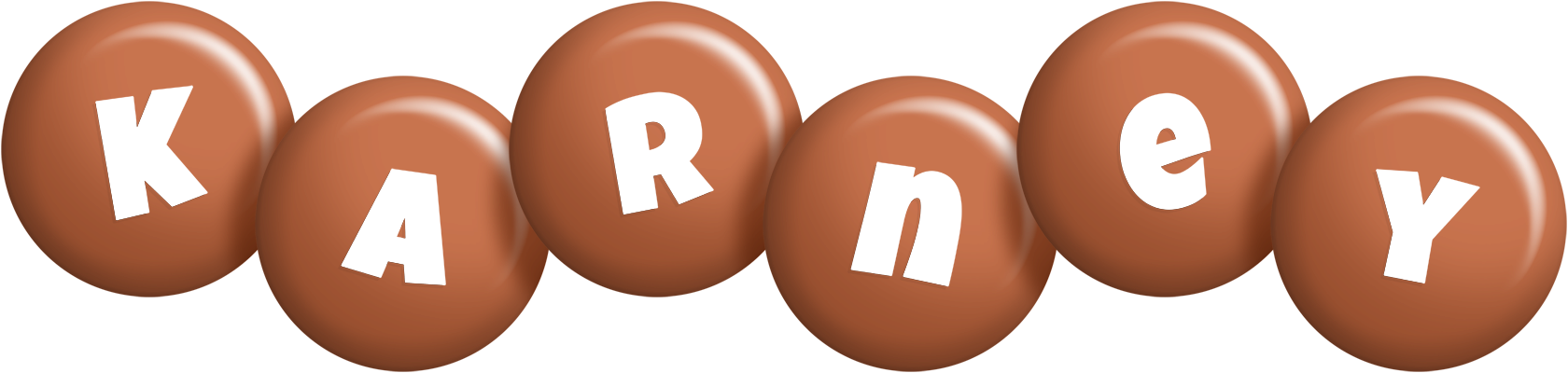 Karney candy-brown logo