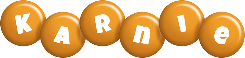 Karnie candy-orange logo