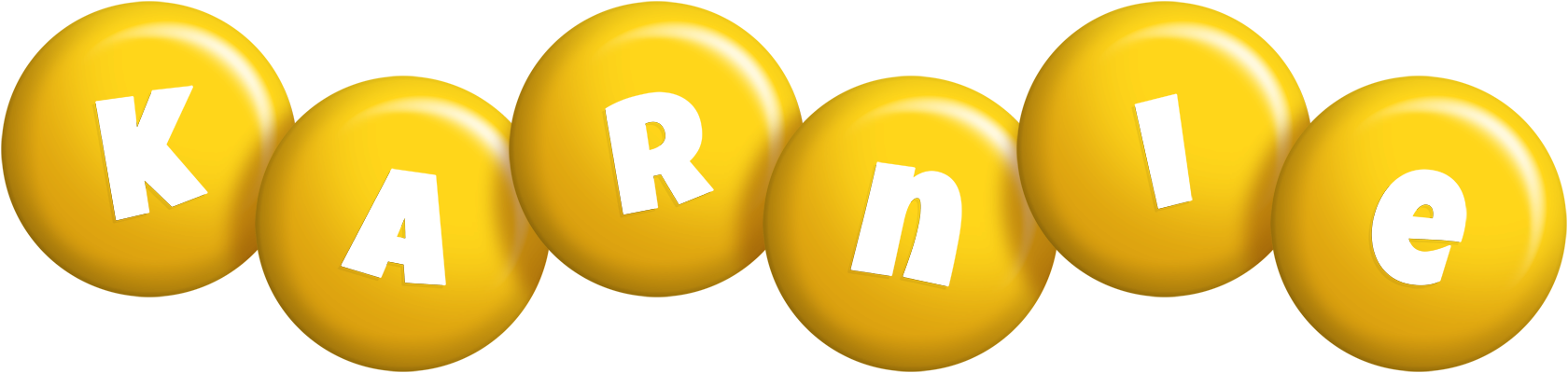 Karnie candy-yellow logo