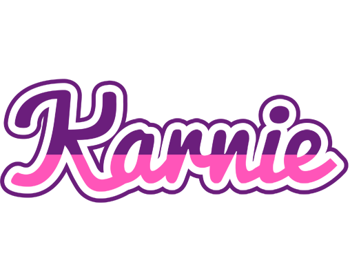Karnie cheerful logo