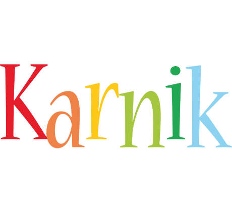 Karnik birthday logo