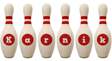 Karnik bowling-pin logo