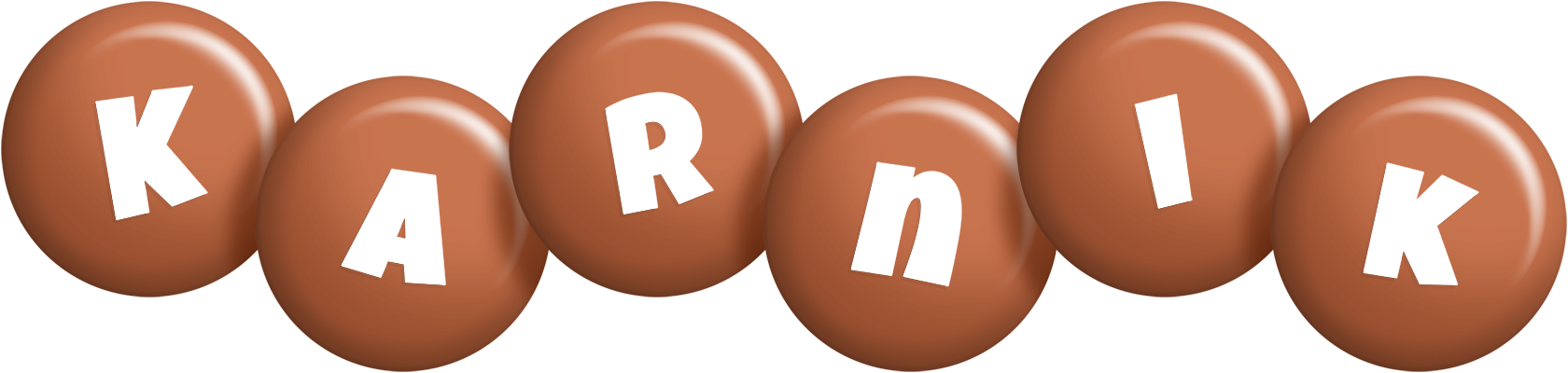 Karnik candy-brown logo