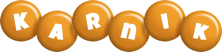 Karnik candy-orange logo