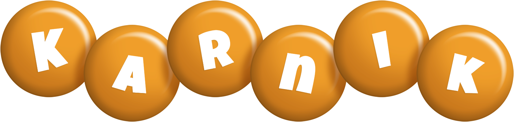 Karnik candy-orange logo